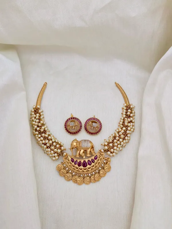 HAATHI_PEARL_NECKLACE_SET