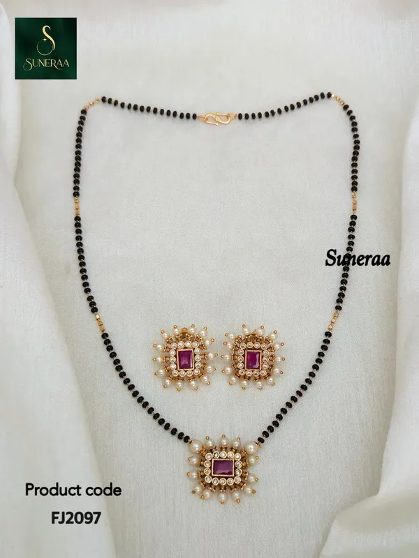 Sravani_Ruby_Mangalsutra_with_Studs