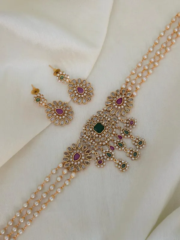 Emerald_Heritage_Pearl_Choker_Set