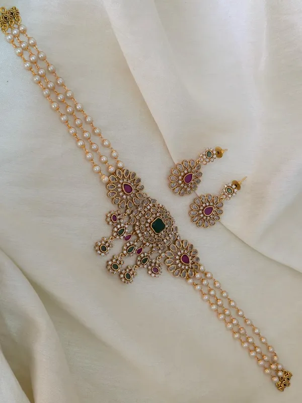 Emerald_Heritage_Pearl_Choker_Set