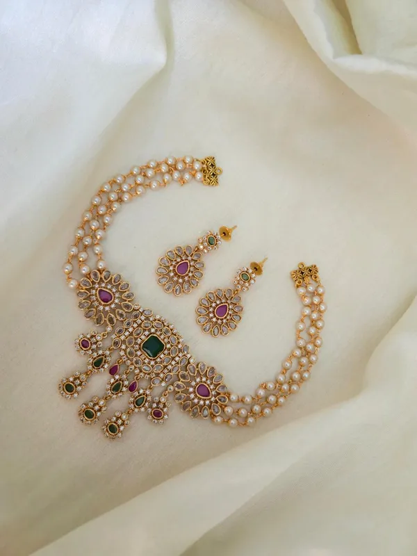 Emerald_Heritage_Pearl_Choker_Set