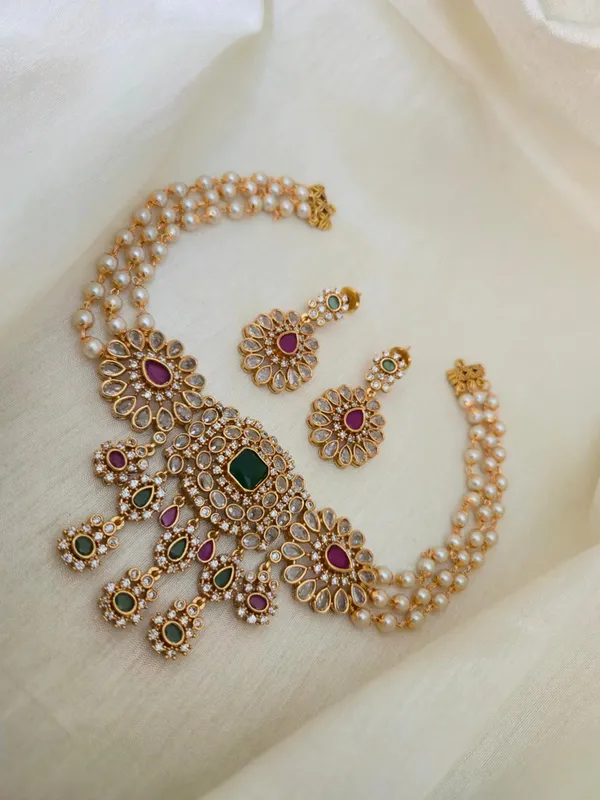 Emerald_Heritage_Pearl_Choker_Set