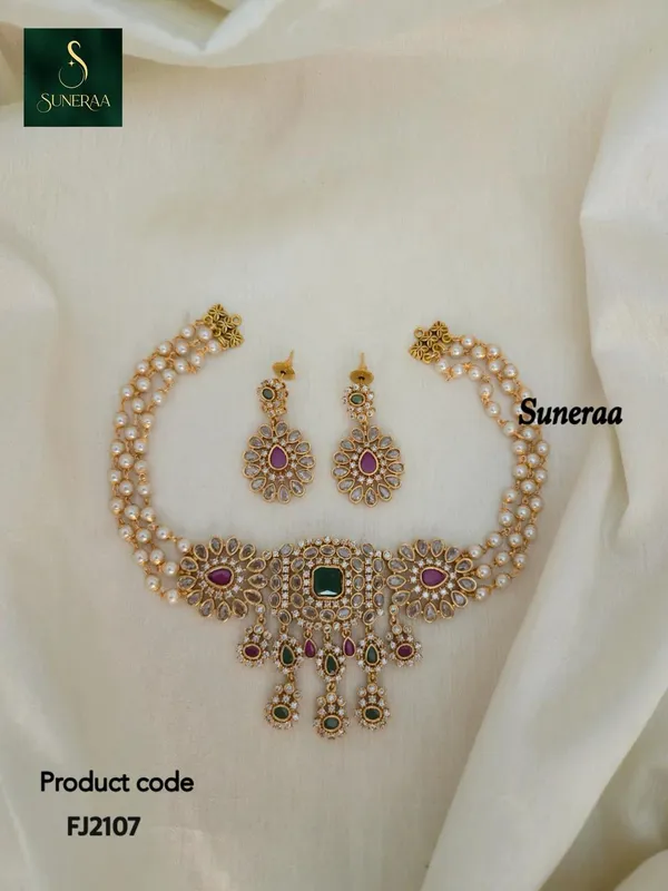 Emerald_Heritage_Pearl_Choker_Set