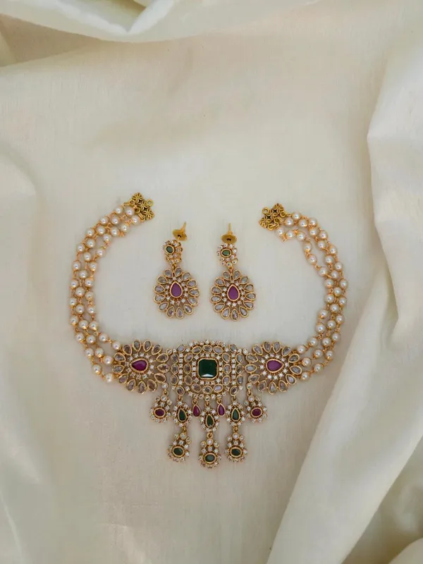 Emerald_Heritage_Pearl_Choker_Set