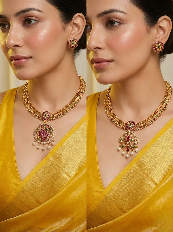 2_in_1__Drop_style_Changeable_Necklace_Set