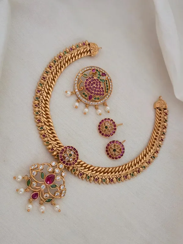 2_in_1__Drop_style_Changeable_Necklace_Set