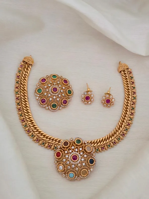 2_in_1__Floral_Necklace_Set