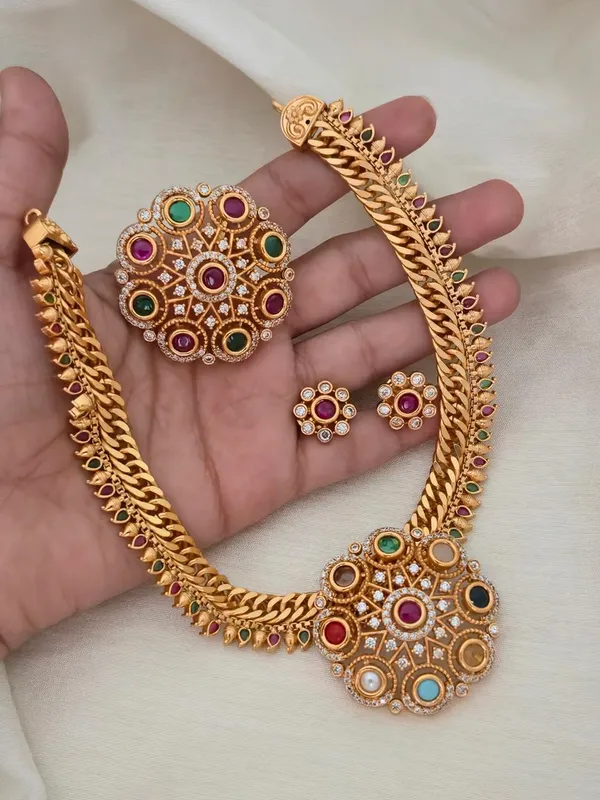 2_in_1__Floral_Necklace_Set