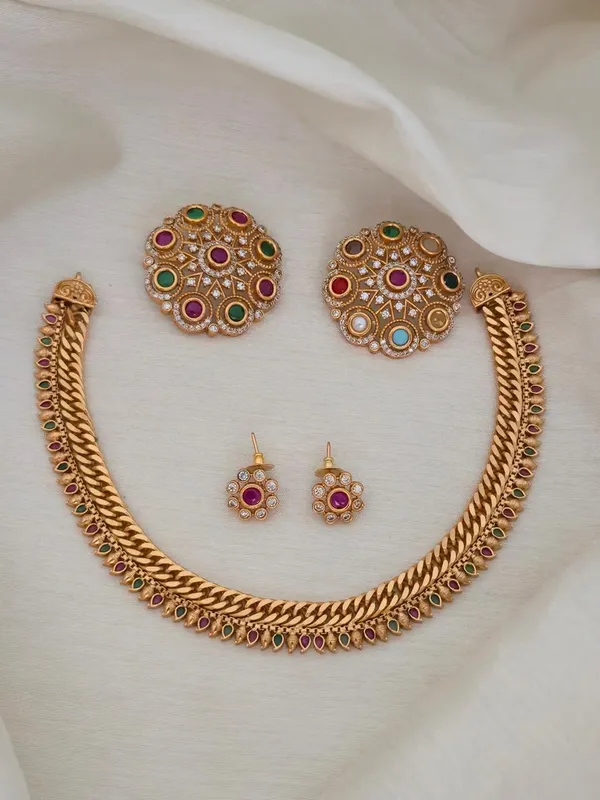 2_in_1__Floral_Necklace_Set