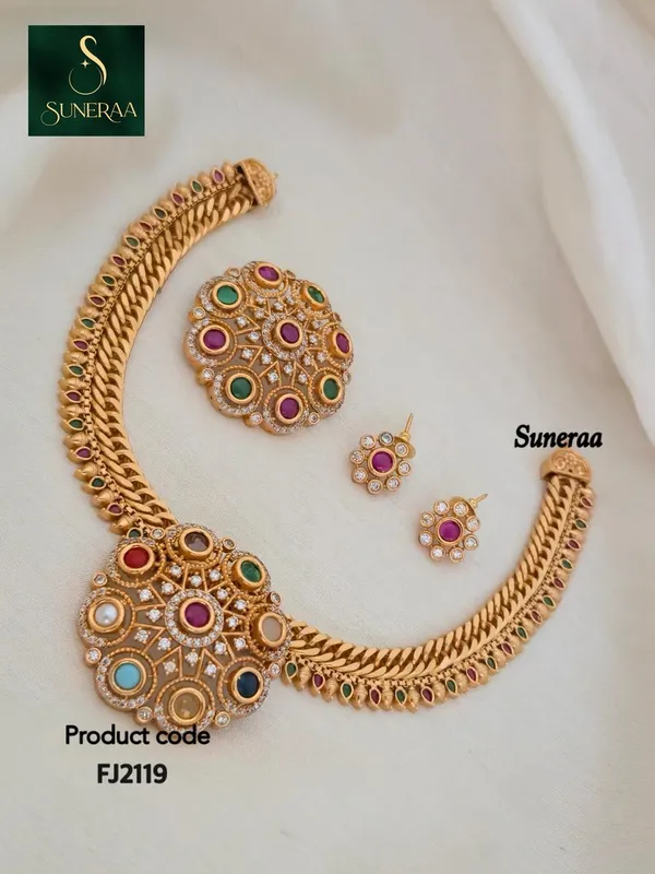 2_in_1__Floral_Necklace_Set