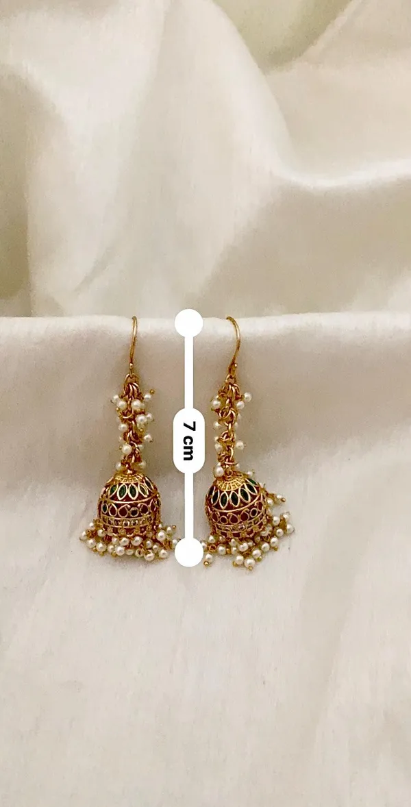 Kempu_Guttapusulu_Jhumkas