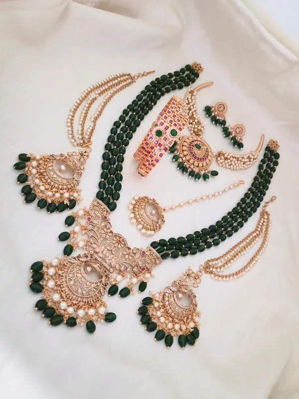 Emerald_Heritage_Bridal_Combo_Set