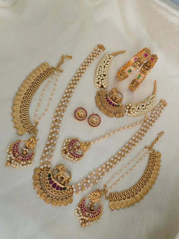 Elephant__Temple_Jewelry_Bridal_Combo_Set