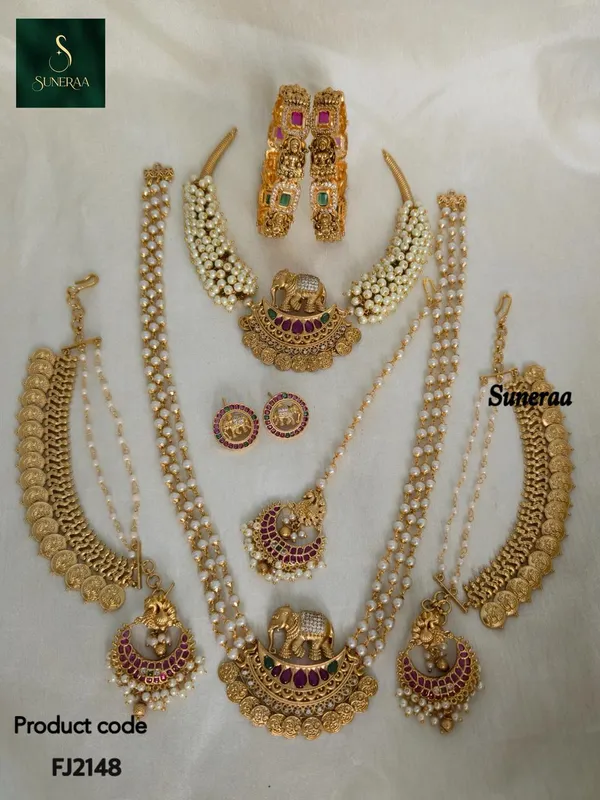 Elephant__Temple_Jewelry_Bridal_Combo_Set
