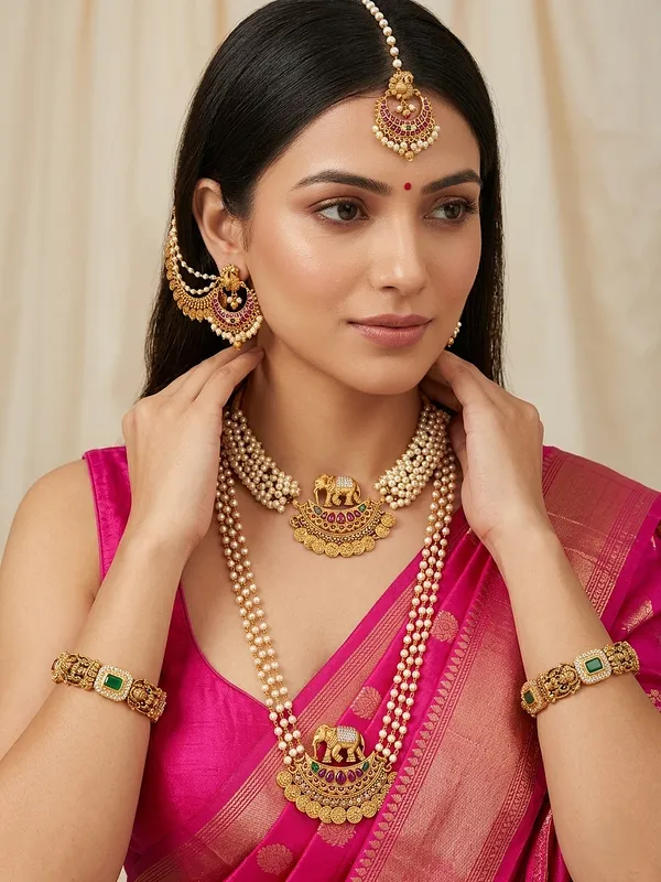 Elephant__Temple_Jewelry_Bridal_Combo_Set