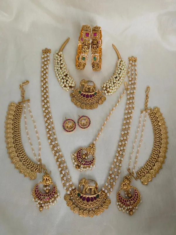 Elephant__Temple_Jewelry_Bridal_Combo_Set