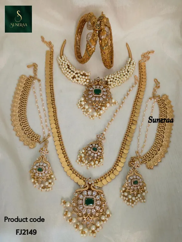 Kaasu_/_Coin_Design_Bridal_Combo_Set.