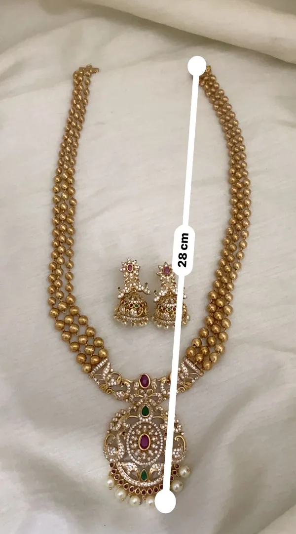 Royal_CZ_Medallion_Layered_Haram_with_Jhumkas