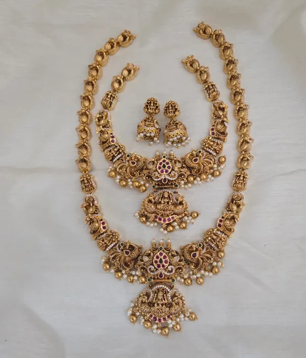 Royal_Lakshmi_Peacock_Festive_Bridal_Combo_Set_(Short_&_Long)