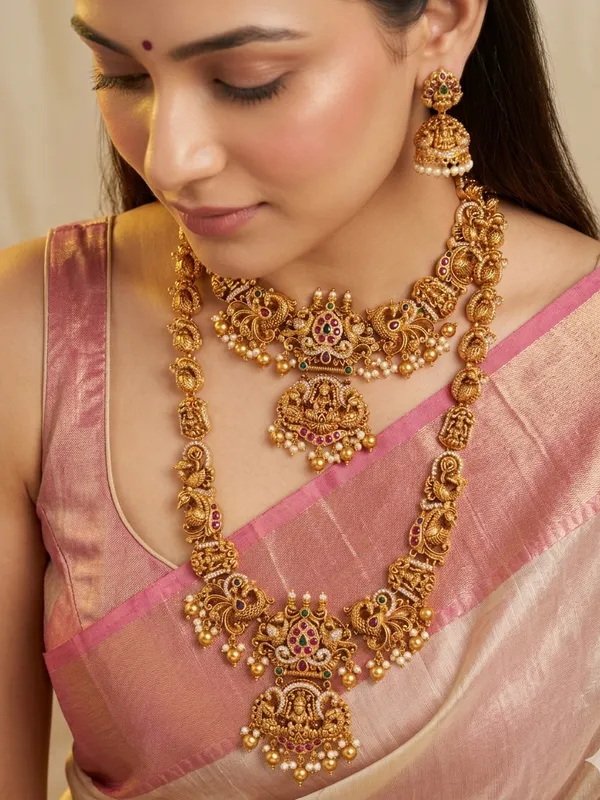 Royal_Lakshmi_Peacock_Festive_Bridal_Combo_Set_(Short_&_Long)