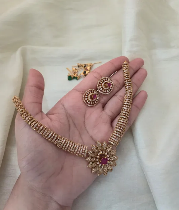 Floral_Delicate_CZ_Necklace_Set