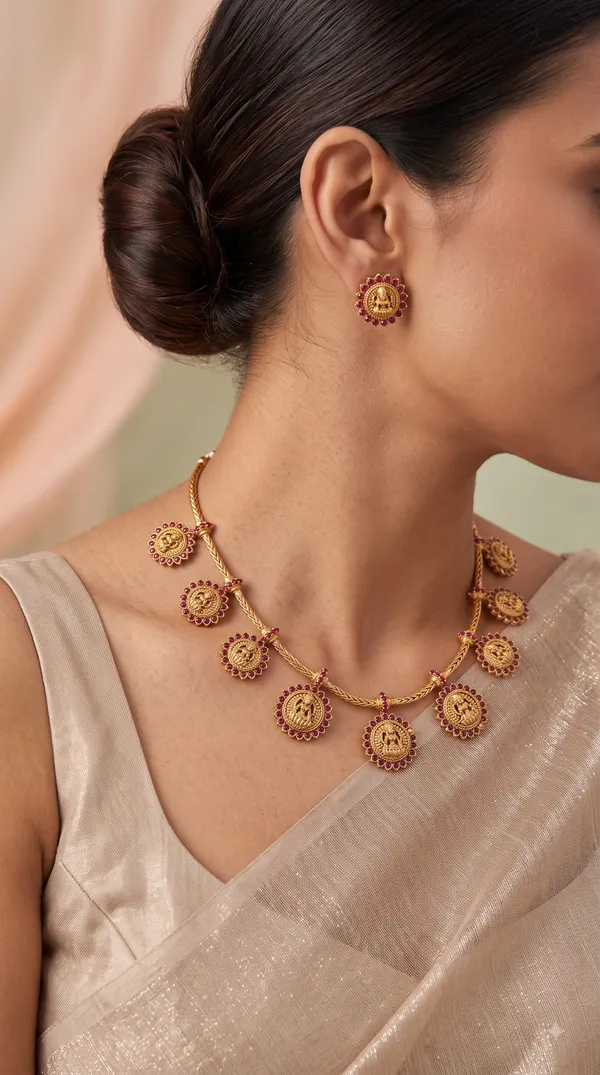 Adilakshmi__Coin_Necklace_Set