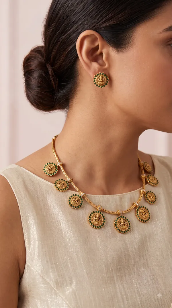 Adilakshmi__Coin_Necklace_Set