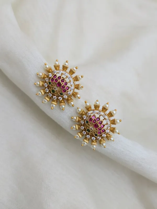 Mrigna__Pearl_Temple_Stud_Earrings