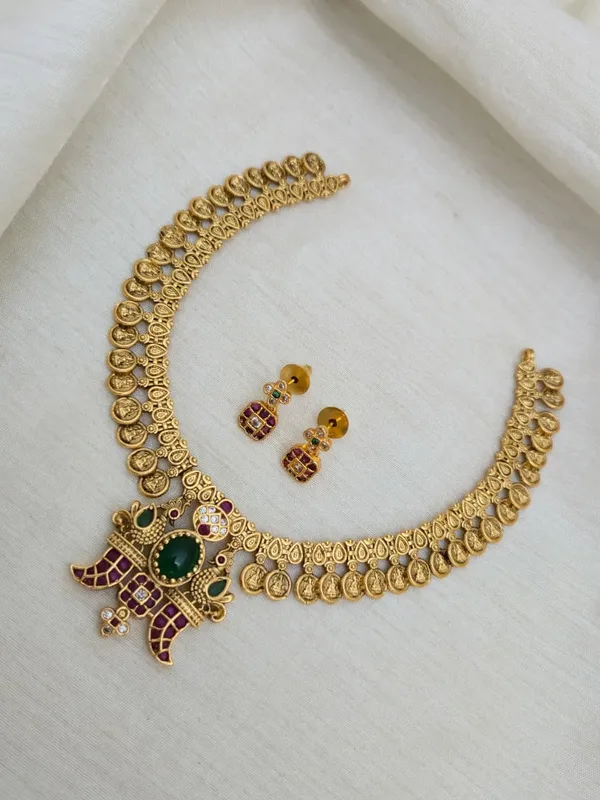 Riyanshi_Antique_Lakshmi_Coin_Necklace_Set