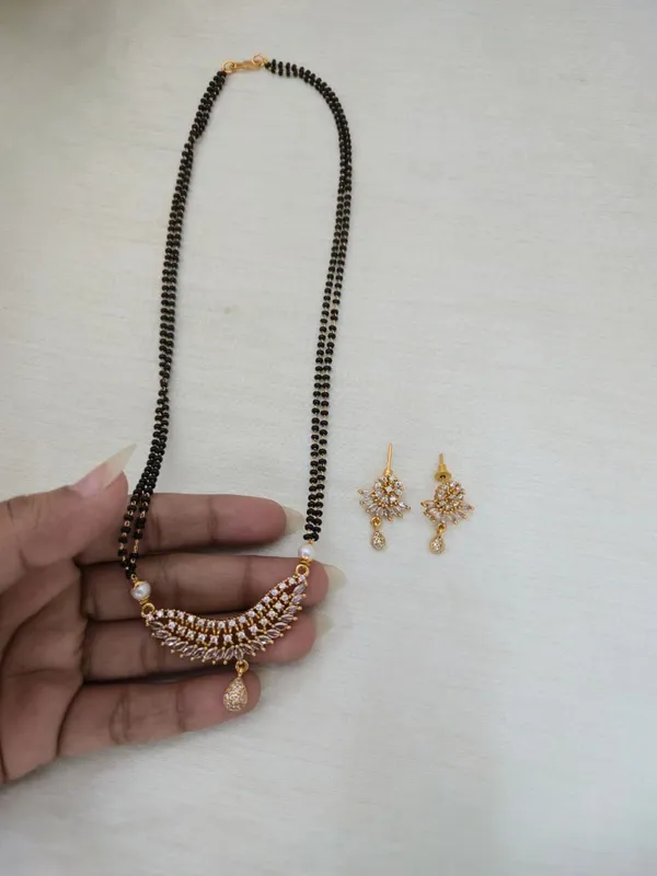 Aura_CZ_White_Black_Beads_Necklace_Set