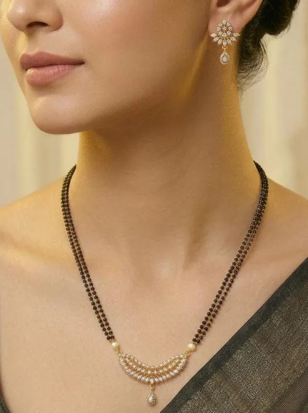 Aura_CZ_White_Black_Beads_Necklace_Set