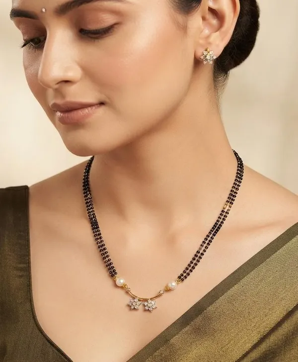 Oindrila_CZ_White_Black_Beads_Necklace_Set
