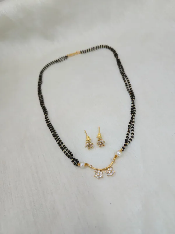 Oindrila_CZ_White_Black_Beads_Necklace_Set