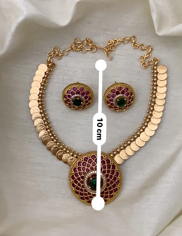 Kempu_Coin_Necklace_Set