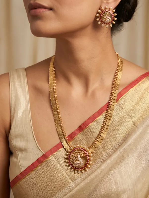 Vaidehi__Kaasu_Long_Necklace_Set
