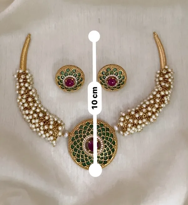 Green_Jadau_Round__Pearl_Cluster_Hasli__Set