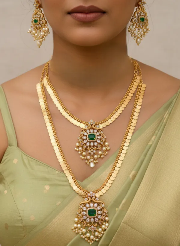 KAASU_SEMI_BRIDAL_LONG_&_SHORT_NECKLACE_SET
