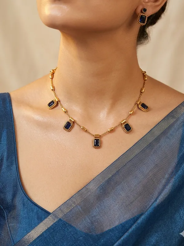 Elegant_Deep_Blue_Stone_Choker_Set