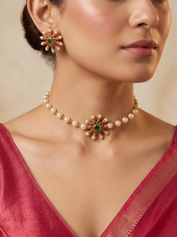 Simple_&_Elegant_kemp_stone_Chokerset