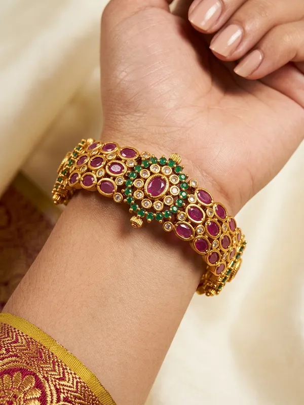 Elegant_Matte_finish_Non-openable_Bangle