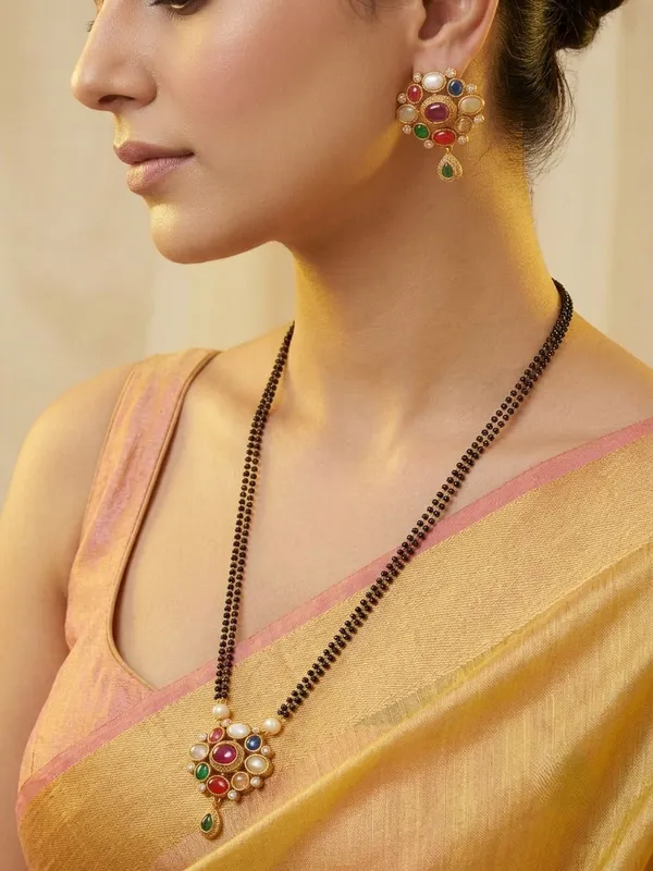 Isha_Navratan_Stone_Mangalsutra_Set
