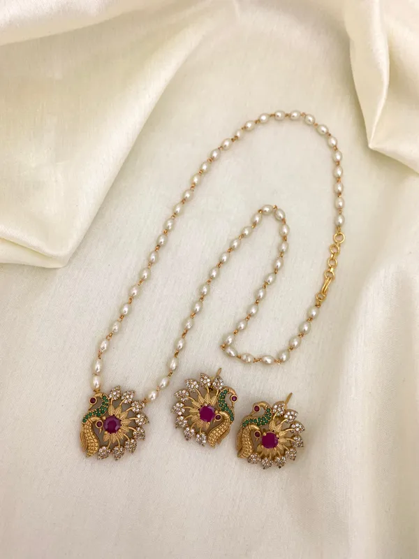 SHIKA___PEARL_STRING_NECKLACE_SET