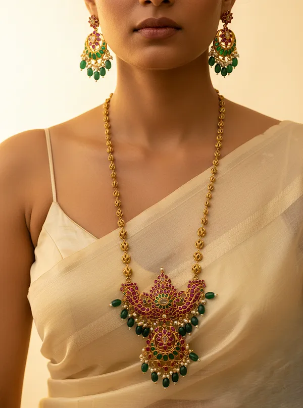 Ethnic_South_Indian_Style_Pendent_Style_Necklace_Set_For_Women.