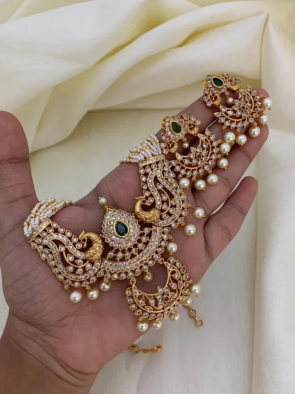 AHAANA_ANTIQUE_LONG_HARAM_SET