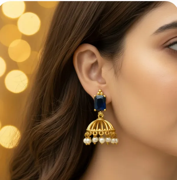 Ethnic_Kemp_Design_Pearl_Jhumkas_For_Kids_/_Women