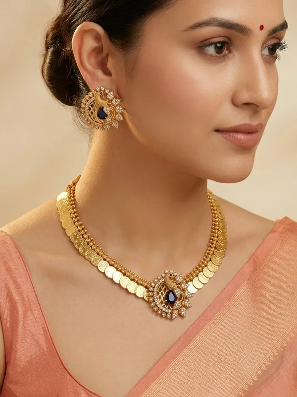 Gorgeous_Peacock_designed_Pendant_with_Microgold_polish_Necklace_set