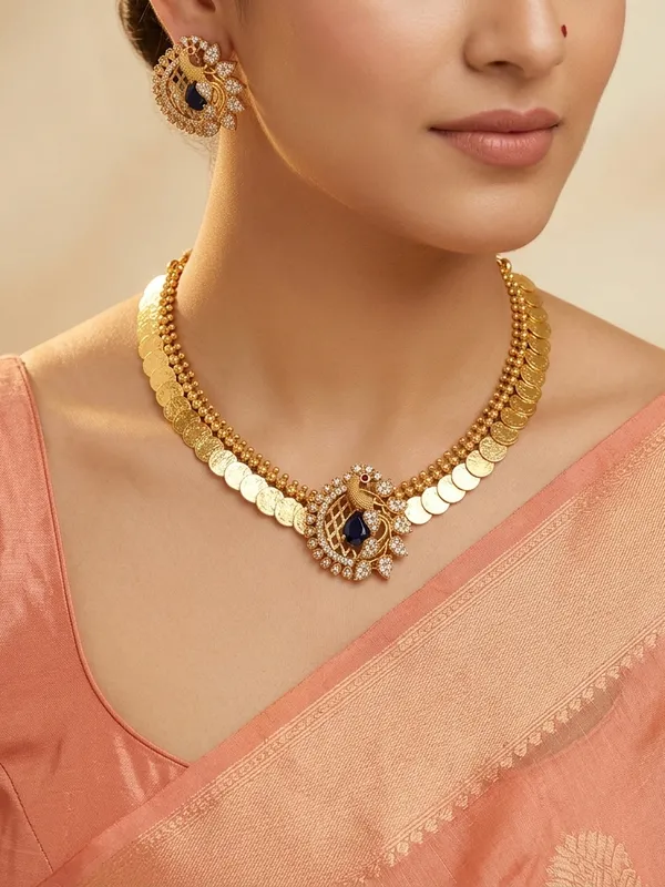 Gorgeous_Peacock_designed_Pendant_with_Microgold_polish_Necklace_set