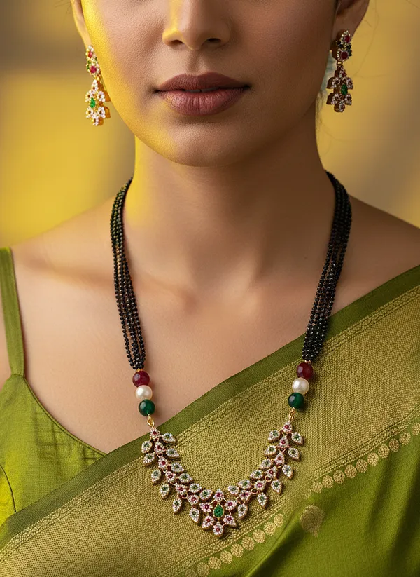 Meeta_Antique_Kemp__Mangalsutra_Set