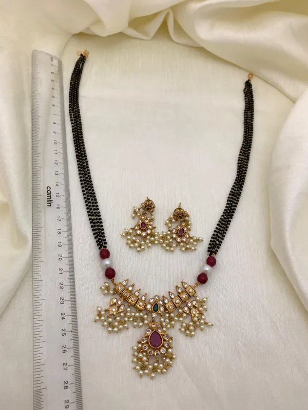 Premium_Guttapusalu_Pendant_with_Mangalsutra_set