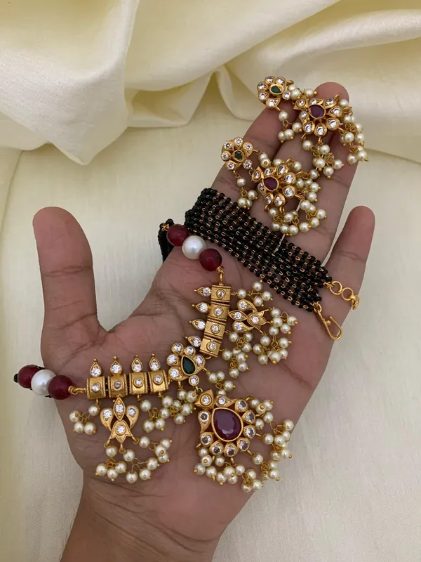 Premium_Guttapusalu_Pendant_with_Mangalsutra_set